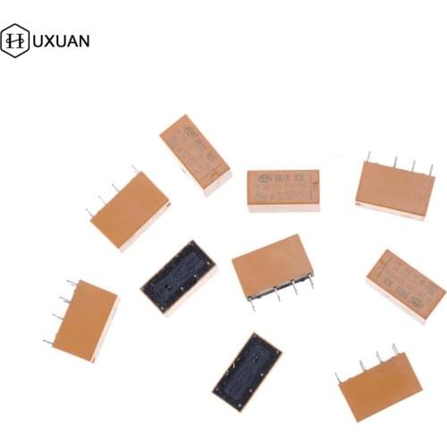 10pcs/lot HK19F-DC12V-SHG Power Relays 8 Pin Power Relays HK19F DC 12V SHG Coil DPDT Mini Power Relays Set PCB Type