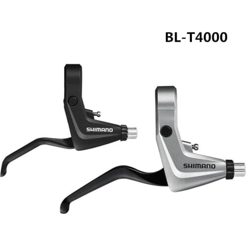 SHIMAN0-palanca de freno Alivio T4000 para bicicleta de montaña, juego de BL-T4000, color negro y plateado