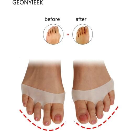 Silicone Gel Toe Pads High heel shock absorption anti Slip-resistant metatarsal foot Pad Forefoot Pad Feet Pain Foot Care Tool