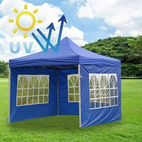 Sunshade Tent Cloth Folding Waterproof Translucent Outdoor Wedding Party BBQ Camping Marquee Tarpaulin Garden Yard Accessories