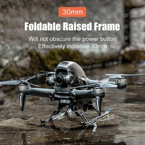 STARTRC DJI FPV Foldable Landing Gear For DJI FPV Quick Release Drone Height Extender Long Drone Leg Protector Stand Accessories