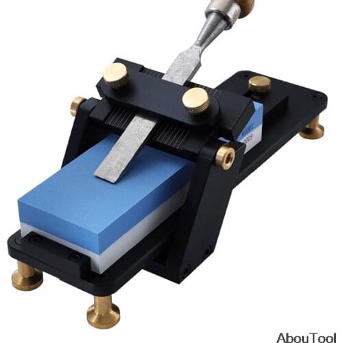 Fixed angle knife Sharpening Frame Knife Sharpener Stone Tool Sharper Aluminum Woodworking tool For Planer Chisel Carving Knifes