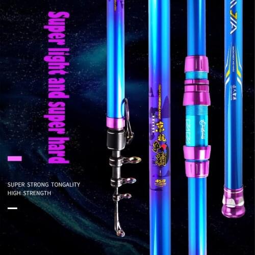 4.5M Carbon Fiber Fishing Rod Ultra-Light Super Hard Flipping Hand-Sea Dual-Purpose Throwing Visual Anchor Fish Telescopic Rod