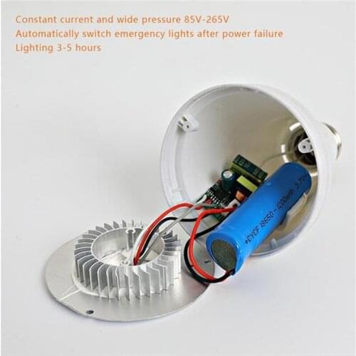 Smart Emergency Light With Switch Hook E27 Led Charging Bulbs For Home Dormitory Restaurant MAZI888