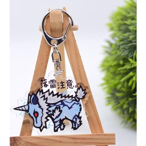 WL0860 Chibi Keychain Acrylic Cartoon Keyring Accessories