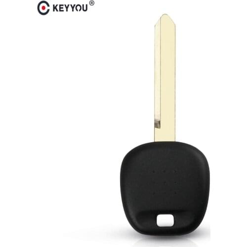 KEYYOU Replacement Car Transponder Key Shell Case For Toyota No Chip Auto Car Key Blade TOY47 Key Shell Cover Remote Fob