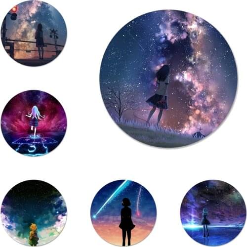 Starry Day Icons Pins Badge Decoration Brooches Metal Badges For Clothes Backpack Decoration