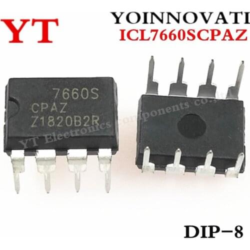100pcs/lot ICL7660SCPAZ ICL7660S 7660SCPAZ DIP8 IC best quality