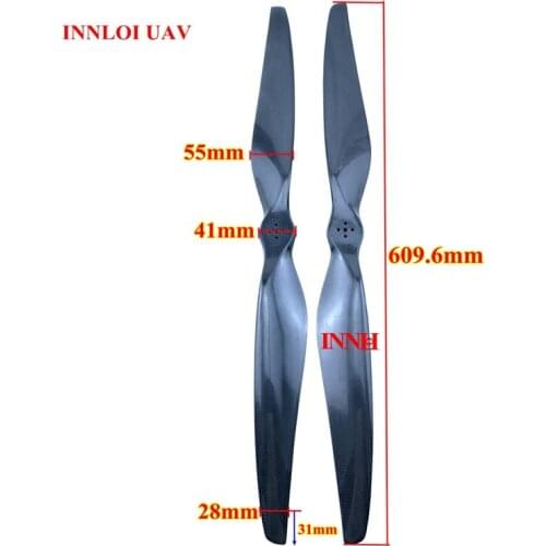 24 inch 2480 carbon fiber propeller multi copter propeller T motor propeller [INNLOI UAV Custom-made Agricultural UAV Drone]