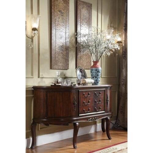 Teak dining room sideboard of sideboard luxury cabinet GF71