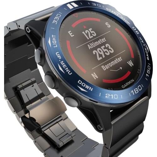 Bezel Ring Styling Frame Case for Garmin Fenix 5X 5X Plus 3 3HR Smart Watch Stainless Steel Cover Anti-scratch Protection Ring