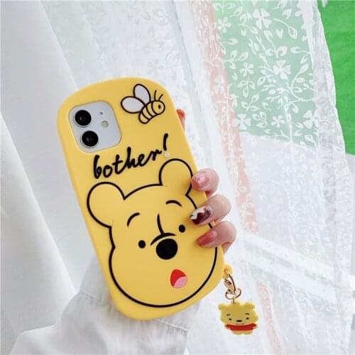 Disney Winnie the Pooh for iphone 11/12 pro max case iPhone 7 plus xr xs max case for iphone11 carcasa iphone 11plus for Huawei