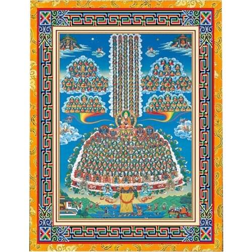 Buddha Tapestry Wall Cloth Livingroom Background Wall Aesthetic Buddha Garden Statue Big Size