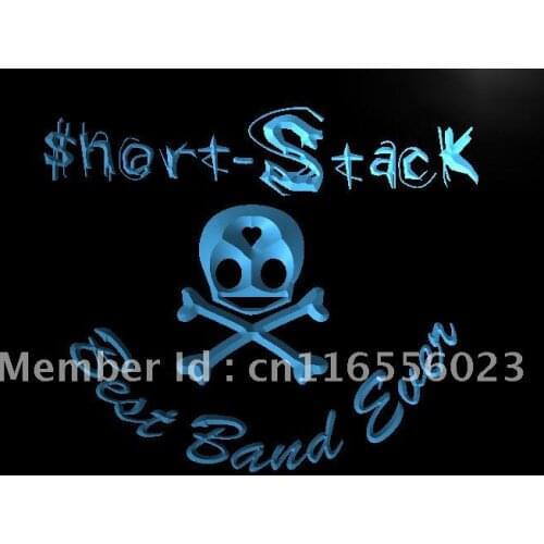 LA349- Best Band Ever Short Stack LED Neon Light Sign home decor crafts