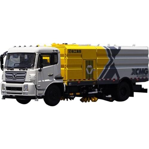 Diecast 1:35 XCMG Environmental Sweeper Scrubber Alloy Truck Model Adult Collection Souvenir Ornaments Display Gift Toy Cars