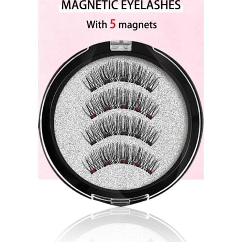 MB Magnetic Eyelashes With 5 Magnets 3D False Lashes dropshipping