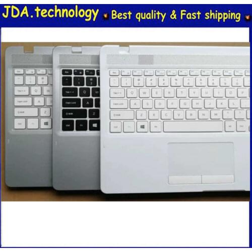New/Org palmrest topcase for SAMSUNG NP500R5K 500R5H NT500R5K NP500R5K upper cover US keyboard touchpad,Silver