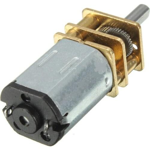 DC 6V 200RPM Mini Metal Gear Motor With Gear Wheel Model:N20 3mm Shaft Diameter For Power Tool Diy RC Toy Vibration