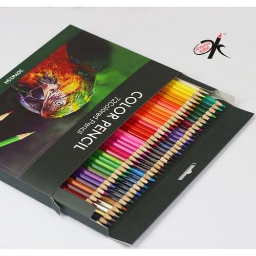 Yansong Color Pencil Set 12/18/24/36/48/72 Colors Student Artist Drawing Oil Color Pencil School Office Art Supplies Stationery