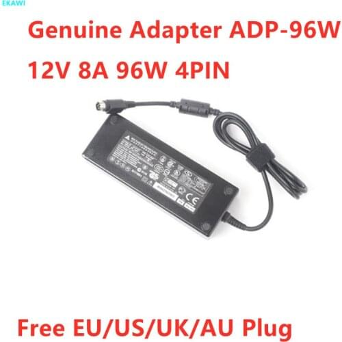 Genuine 12V 8A 96W 4PIN Delta ADP-96W FSP096-DMAD1 AC Adapter For QNAP TS-419P II NAS Qnap TS-419P Laptop Power Supply Charger
