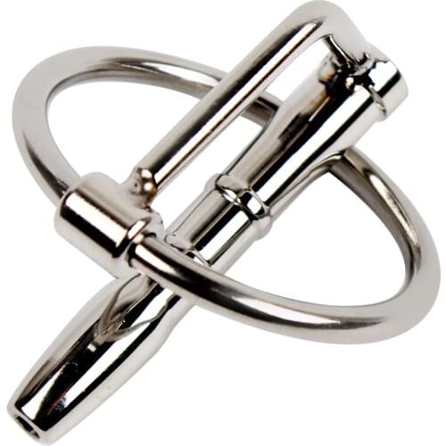 Stainless steel urethral plug sound jewelry penis jewel Prince Albert Wand sex toy