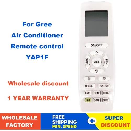 Air Conditioner Remote control YAP1F For Gree AC Air Conditioner IR remoto controller Fernbedienung