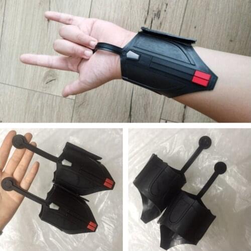 Superhero spider web launcher silicone wrist strap Halloween Cosplay props ejection wrist guard transmitter