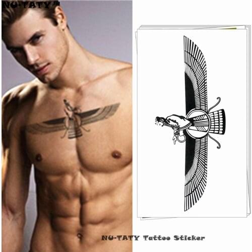 Nu-TATY United Arab Emirates Temporary Tattoo Body Art Arm Flash Tattoo Stickers 17*10cm Waterproof Fake Henna Painless Tattoo