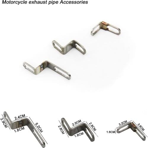 Universal Motorcycle Exhaust Muffler Pipe For Stainless Steel Exhaust System Fixing Exhaust Silencer Pipe Support