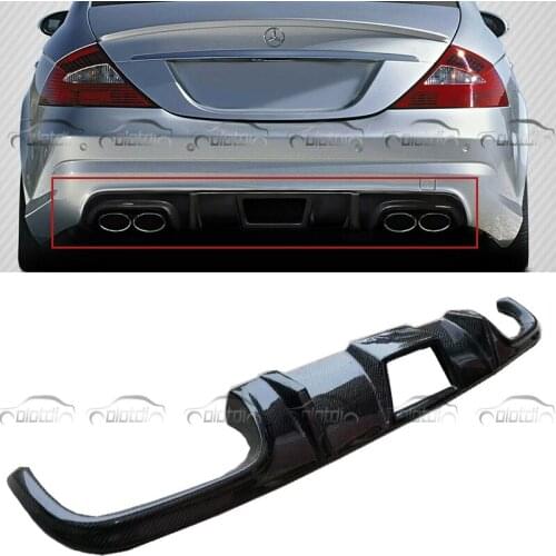 OLOTDI Carbon Fiber Rear Lip Diffuser Spoiler for Mercedes-Benz W219 CLS63 2007-2011 Stylish Auto Tuning Accessories