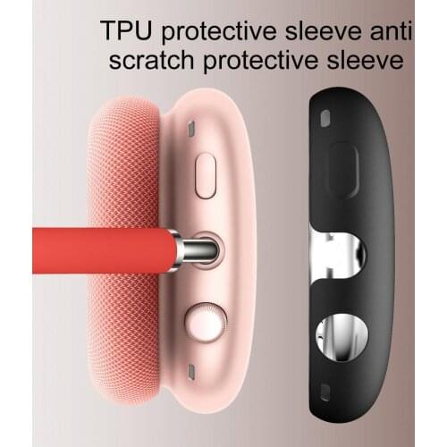Bluelans TPU Protective Cover Earphone Part DIY Headphone Dustproof Anti-fall Protection Earpad 2021 for Airpods max