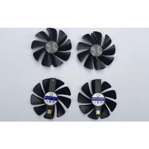 1PC GPU Fan Cooling Fan Graphics Card Cooler Fan Replacement for Sapphire RX470 RX480 RX570 RX580 RX590 Accessories