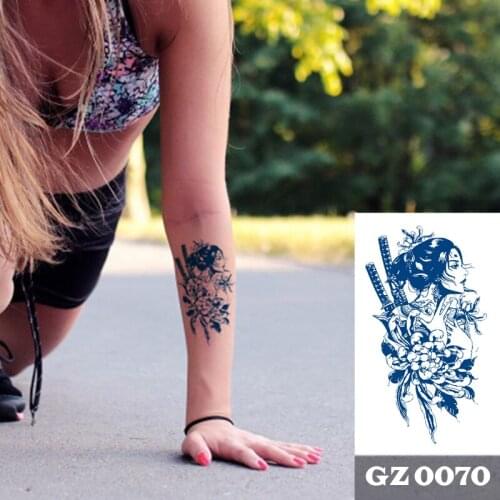 1Pcs Herbal Extracts Juice Temporary Tattoo Sticker Girl Arm For Men Women Juice Tattoos Body Art Sticker