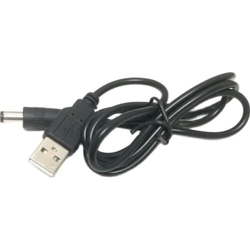 1PC USB charging cord 9V step-up DC cable round connector 5.5X2.1mm 1meter long
