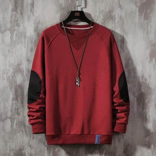 2021 Spring Men Harajuku Hoodies New Mens Fashion Patchwork Hip Hop Sweatshirt Male O Neck Oversized Pullover M-5XL