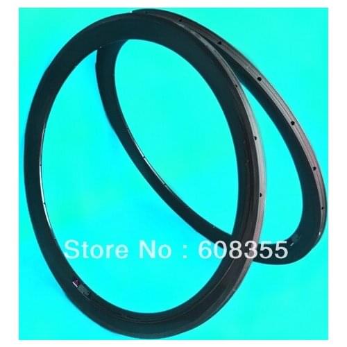 3K Full carbon road bike 700C Tubular wheel Rim 50mm (H20 ,24)