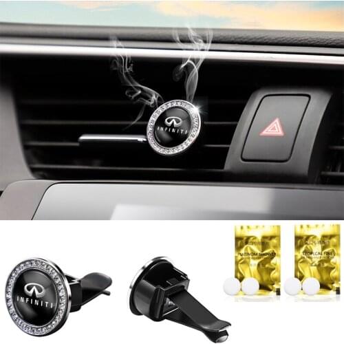 Refillable Car Air Freshener Perfume Diffuser Vent Clip Auto Interior Accessories For Infiniti Q50 FX35 Q30 G37 Q70 QX70 G35 Q60