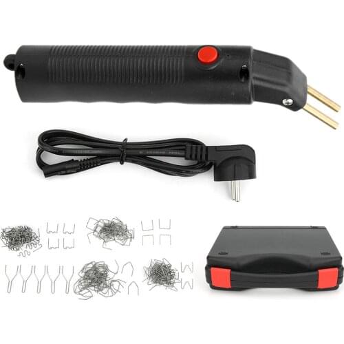 Car Hot Stapler Welder Staple EVE-01 Hot Stapler Car Bumper Fender Fairing Welder Gun Plastic Repair Kit EU Plug 110-220V