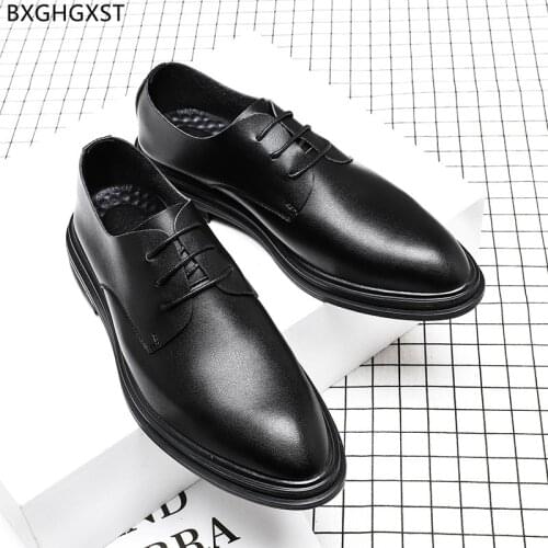 Italian Oxford Shoes for Men Brand Dress Shoes Mens Fashion Wedding Shoes for Men 2021 Black Man Zapatos Hombre Chaussure Homme