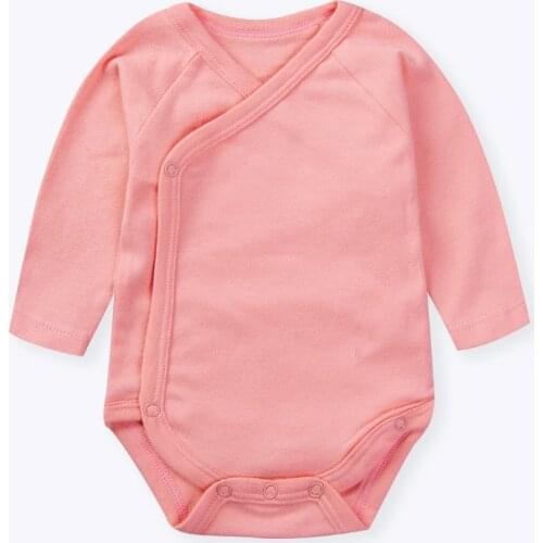 Baby Boys Girl Rompers Bodysuit for Newborns Clothing Long Sleeved Organic Cotton Costume Onesies Unisex Side Snap 3-24M for Kid