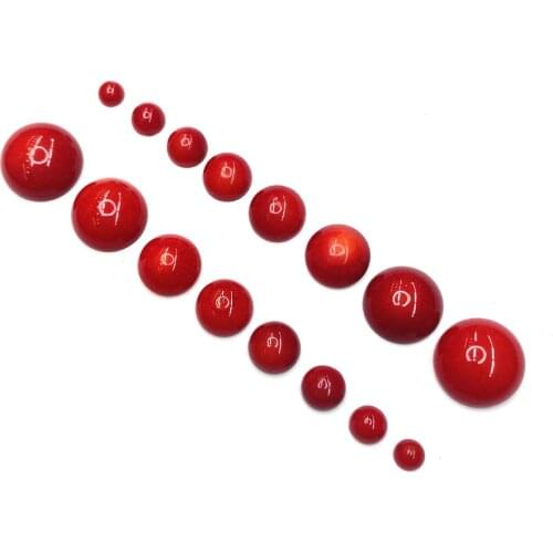 Round Natural Coral Interface Coral Non-porous Beads for DIY Jewelry Making Fashion Necklace Earrings Jewelry Accessories