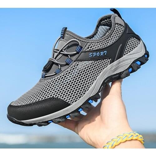 Men Wading Trekking Hiking Shoes Breathable Elastic Quick Dry Upstream Socks Soft Non-slip Comfortable Diving Water Sneakers