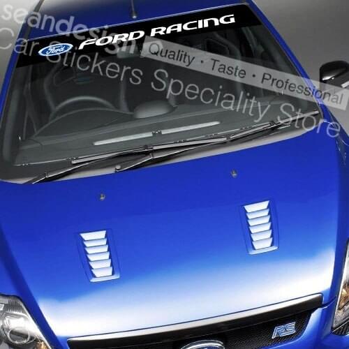 For FORD Racing Windshield Decal Auto Sticker PVC