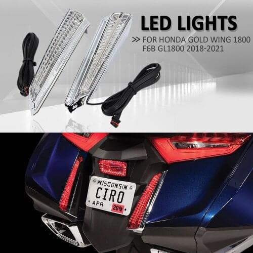 NEW Motorcycle For HONDA Gold Wing 1800 F6B GL1800 Turn Signal LED Filler Panel Lights Decorative Lamp 2018-2021