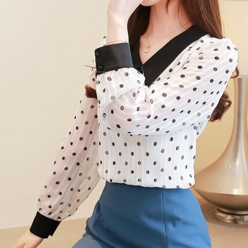 Autumn 2021 New Fashion Casual Women Blouse Long Sleeve Peter Pan Collar Sweet Women Clothing Loose Stripes Printing 5360 50