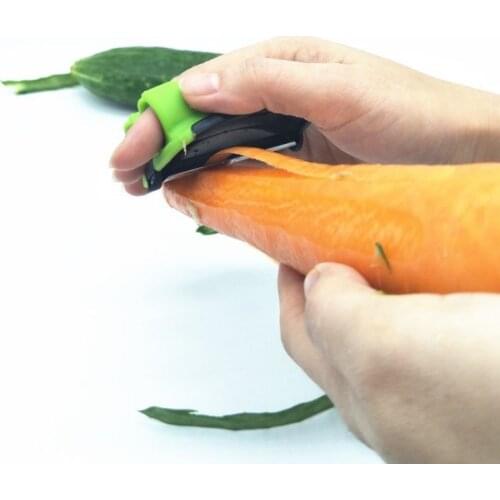 Fruit Potato Peeler Vegetable Double Finger Cutter Blade Slicer Carrot Grater Kitchen Accessories Basket Vegetable Slicer