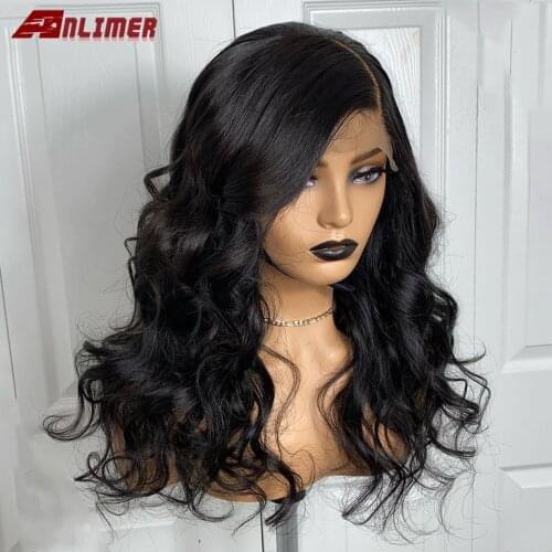Remy Malaysian Loose Wave Human Hair Wigs 13x4 Lace Front Wig Pre Plucked Body Wave Side Left Part Lace Frontal Wig For Women