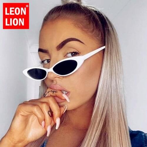 LeonLion 2021 Cat Eye Sunglasses Women Vintage Eyewear For Women/Men Brand Designer Sun Glasses Female Oval Gafas De Sol UV400