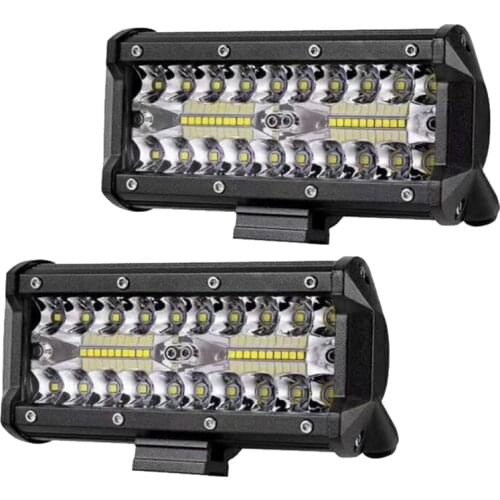 Combo Led Light Bars Spot Flood Beam for Work Driving Offroad Boat Car Tractor Truck 4x4 SUV ATV 12V 24V 1pc 16.5*8cm 120W