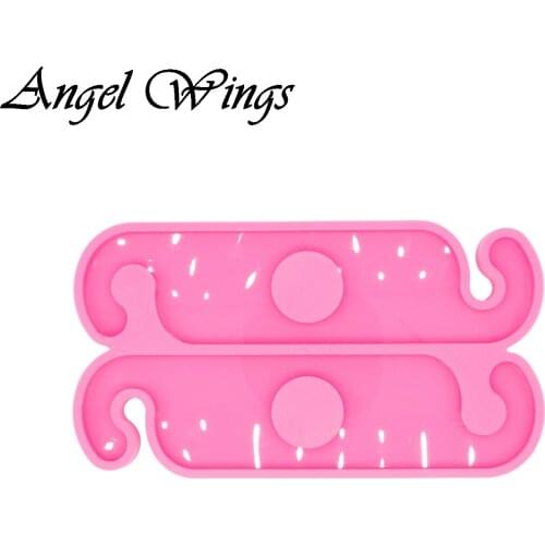 Wine glasses hanging mold Molds Silicone DIY Jewelry Shiny Epoxy Resin Mould DY0484